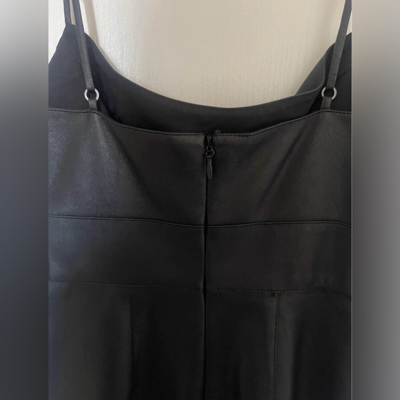 BCBG Black Leather Dress - Picture 8 of 9